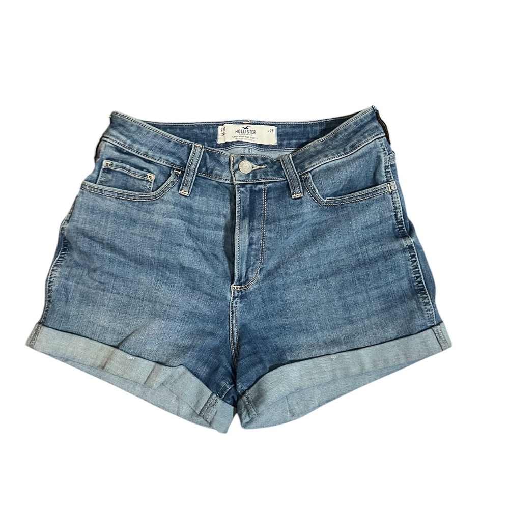 HOLLISTER Curvy High-Rise Short 3” Soft Stretch Medium Wash Denim